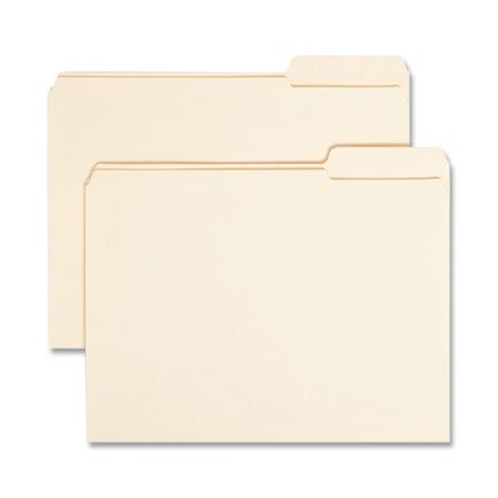 Smead File Folders, 1/3 Right Tab Cut, 2 Ply, Letter, Manila 0 10337